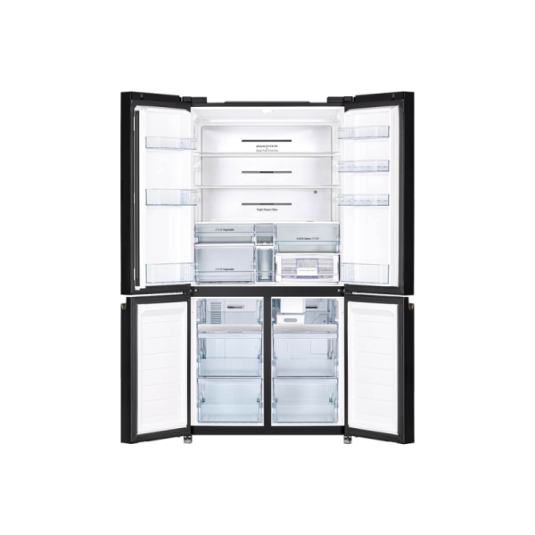 Hitachi Refrigerator R-WB720VUQ0 Glass Gray - Image 2