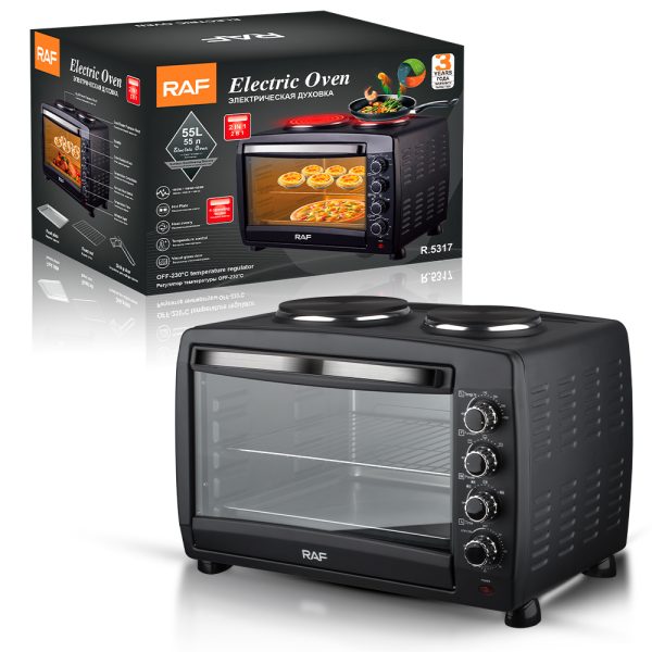 RAF 55L Electric Oven with 2 Hotplates | R.5317 - Image 2