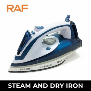 Electric Steam Iron and Dry Iron R.1133 – Ceramic Soleplate – 380mL 2600W